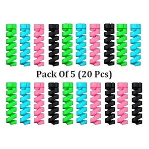 multicoloured protection spiral cable amp wire protectors