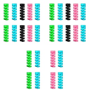 multicoloured protection spiral cable amp wire protectors