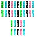 Multicoloured Protection Spiral Cable &amp; Wire Protectors Spring Wire for All Wired Accessories for USB Charger, Data Cable, Earphone, Elastic Cord Saver|Android|iPhone|Laptops|Pack of 8|32 Pcs
