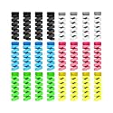 Multicoloured Protection Spiral Cable &amp; Wire Protectors