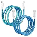 Spiral Cable Protector | Charger Wire Protector for Type-C, iPhone, Earphones &amp; USB | Flexible Full Length Wire Saver Spring Guard | Charging Cable &amp; Data Cable Protector Multicolor 2-Blue