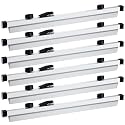 Estune 6 Pcs 18 Inches Blueprint Hanging Clamps Aluminum Blueprint Holders