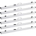 Estune 6 Pcs 36 Inches Blueprint Hanging Clamps Aluminum Blueprint Holders