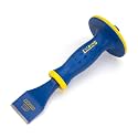 Estwing 1-3/4-inch Wide Masonry Chisel with Protective Hand Grip Guard, Scores and Shapes Stone, Concrete, and Brick