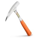 ESTWING Rock Pick, 14oz Pointed Tip, Orange Molded Grip, EO-14P