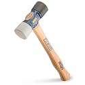 ESTWING Rubber Mallet, 24oz Black & Gray Mallet, DFH24