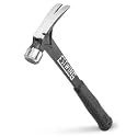 ESTWING Ultra Series Hammer, 15oz Milled Face, Black Grip, EB-15SM