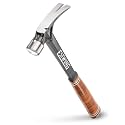 ESTWING Ultra Series Hammer, 15oz Smooth Face, Leather Grip, E15S