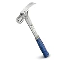 ESTWING Ultra Series Hammer, 15oz Milled Face, Blue Grip, E6-15SM