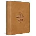 ESV Single Column Journaling Bible, Large Print (TruTone, Nubuck Caramel, Wildflower Design): Holy Bible, English Standard Version
