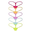 ETAOLINE Women's Low Rise Micro Back G-string Tiny Thong Panty
