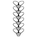 ETAOLINE Women's Low Rise Micro Back G-string Tiny Thong Panty