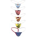 ETAOLINE Women's Low Rise Micro Back G-string Tiny Thong Panty