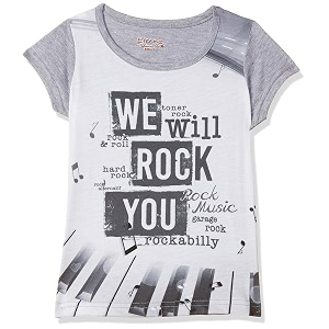 Girls Regular fit T-Shirt ESOJG19MS09TOP Black 4-5
