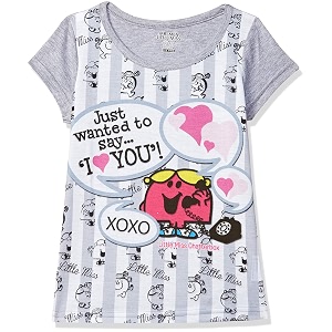 Printed Regular Fit Girls Tops