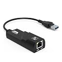 Ethernet Network Adapter, USB to RJ45 LAN Wired Adapter for Ultrabook, Chromebook, Laptop, Desktop, Plug and Play USB 2.0 to100 Mbps, Compatible with MacBook Steam Deck, Switch, Windows
