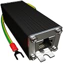 Ethernet Surge Protector - 2.5 Gigabit PoE++ GDT and TVS on All 4 Pairs