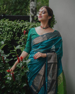 ethical pure silk self design blouse material
