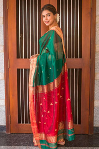 ethical pure silk self design blouse material