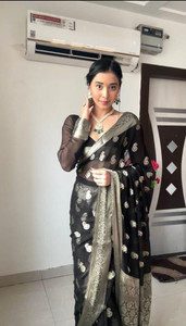ethical pure silk self design blouse material