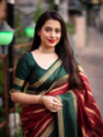 Ethical Pure Silk Self Design Blouse Material