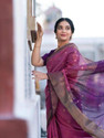 Ethical Pure Silk Self Design Blouse Material