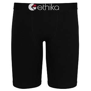 ethika men39s extra thin elastic underwear long comfortable ice silk breathable comfort brief-boxer-trunks imported material multicolour in alpha xl black