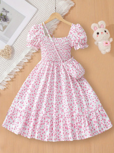 ethit indi girls midiknee length party dress
