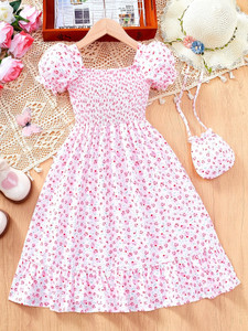 ethit indi girls midiknee length party dress