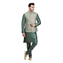 Ethluxis Men Kurta Pyjama Jacket Set