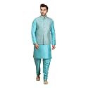 Ethluxis Men Kurta Pyjama Jacket Set