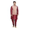 Ethluxis Men Kurta Pyjama Jacket Set