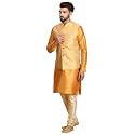 Ethluxis Men Kurta Pyjama Jacket Set