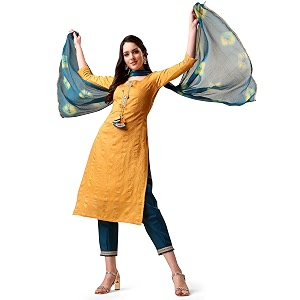 ethnicjunction women39s wine chanderi silk woven zari mirror work stright kurta pant with dupatta set  wedding  outfit  ethnic set