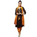 EthnicJunction Women's Wine Chanderi Silk Woven Zari Mirror Work Stright Kurta Pant with Dupatta Set | Wedding | Outfit | Ethnic Set