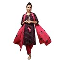 EthnicJunction Women's Wine Chanderi Silk Woven Zari Mirror Work Stright Kurta Pant with Dupatta Set | Wedding | Outfit | Ethnic Set