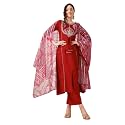 EthnicJunction Women39s Chinon Embroidered Straight Front Slit