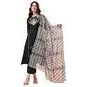 EthnicJunction Women39s Chinon Embroidered Straight Front Slit