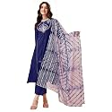 EthnicJunction Women39s Chinon Embroidered Straight Front Slit