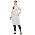 EthnicJunction Women39s Cotton Blend Colorblock Straight Kurta