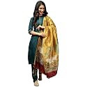 EthnicJunction Women39s Cotton Blend Kurta Pant Dupatta