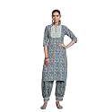 EthnicJunction Women39s Cotton Blend Embroidered Salwar Suit