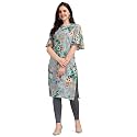 EthnicJunction Women39s Crepe Floral Printed Ready to