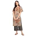 EthnicJunction Women39s Crepe Floral Printed Ready to