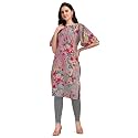 EthnicJunction Women39s Crepe Floral Printed Ready to