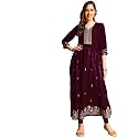 EthnicJunction Women39s Georgette Relaxed Fit A Line
