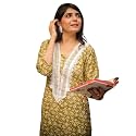 EthnicJunction Women39s Poly Rayon Bandhani Print A-line