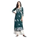 EthnicJunction Women39s Silk Blend Regular Fit Chikankari