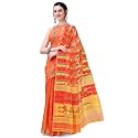EthnicJunction Women's Woven Jamdhani Cotton Blend Saree With Blouse Piece