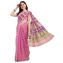 EthnicJunction Women's Woven Jamdhani Cotton Blend Saree With Blouse Piece